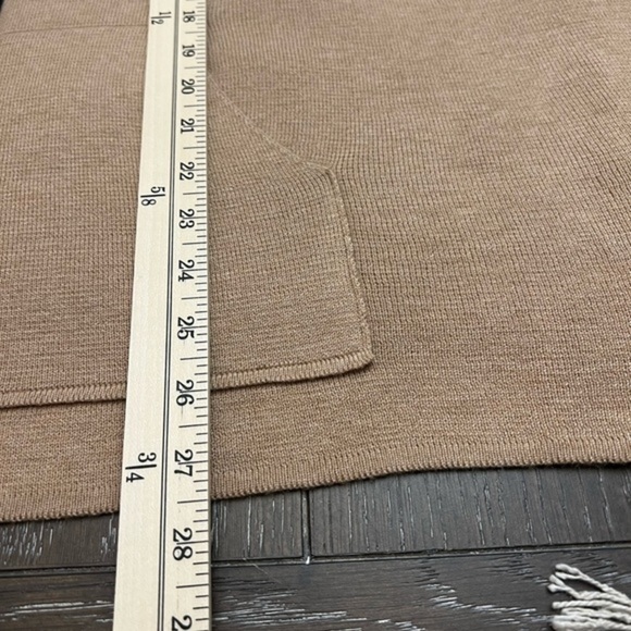 Lou & Grey Tan Hooded Cape with Kangaroo Pockets - Picture 9 of 11